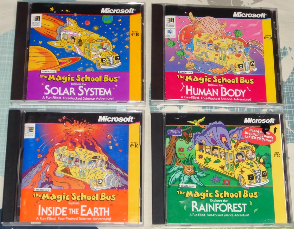 Microsoft The Magic School Bus CD Collection (2000)